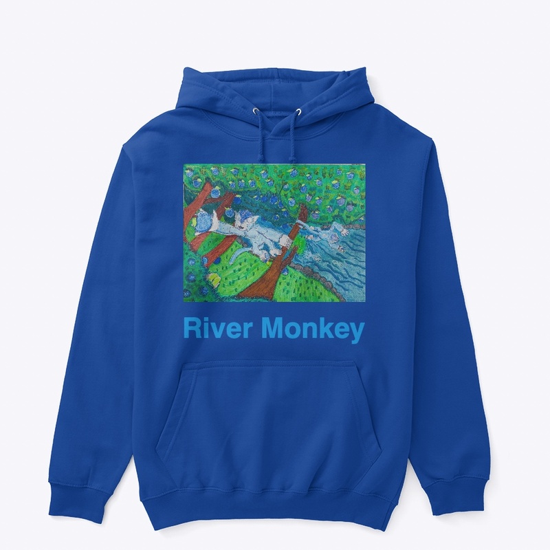 River monkey hoody